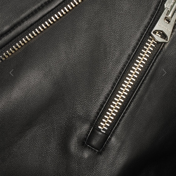 Men’s Mackage leather biker jacket - Picture 4 of 16